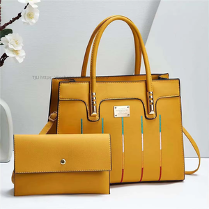New Wholesale Luxury Women Large Capacity Bags Set Leather Brand Women Quilted Leather Fashion <b>Purse</b> and Handbags for Women - Product Image 5
