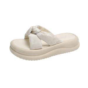 Sandalias de Mujer de Moda de Verano, Transpirables, Antideslizantes, Resistentes al Desgaste, con Amortiguación, Correa Delantera y Trasera, de Piel Sintética - Product Image 3