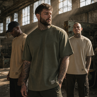 T-shirt Oversize 100% Coton Imprimé Col Rond Style Urbain – Fabricant, Vente en Gros, Longueur, Largeur Poitrine, Sélection de Tissu, GSM Personnalisables