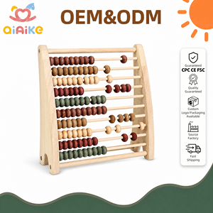 Abaque <span class=keywords><strong>en</strong></span> <span class=keywords><strong>bois</strong></span> classique Montessori, perles de comptage mathématiques, jouet éducatif d'apprentissage de l'arithmétique, abaque pour enfants, préscolaire, salle de classe - Product Image 1