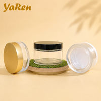 Nouveau pot en verre pour crème de 200 ml, grande capacité, flacon cosmétique vide, pots à crème de 100 g, 120 g, 150 g, 200 g