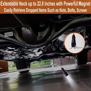 Regali di natale Telescoping magnete torcia elettrica per gli uomini magnetico Pickup strumento con 3 luci LED - Product Image 2