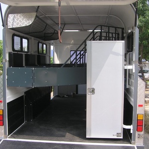 HERUI Nuevo Semirremolque de Lujo para Tres Caballos con 2 Ejes, Frenos Eléctricos de Doble Eje, Capacidad de Carga de 4T, Remolque para Caballos - Product Image 5