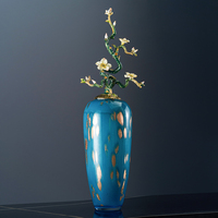 SANLOREN créatif moderne élégant luxe Style bureau table Art décoration à la main émail peinture couleur Vase ornements