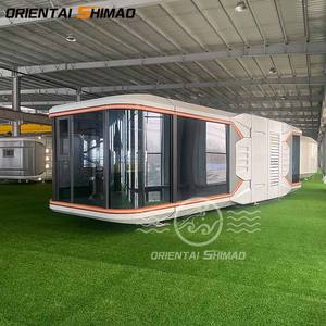 Casa di Lusso Golden House con 4 Camere da Letto, Prefabbricata in Container, Mobile, Ecologica, Modulare con Pannelli Sandwich e Soggiorno dal Fornitore - Product Image 2