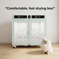 Séchoir intelligent pour animaux de compagnie AP XXL, grande capacité, armoire de toilettage automatique avec capteurs de sécurité et contrôle intelligent pour animaux de grande taille