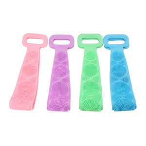Brosses de bain et <span class=keywords><strong>éponge</strong></span>s exfoliantes en silicone personnalisées pour le corps, auto-nettoyantes, pour le <span class=keywords><strong>visage</strong></span> et les cheveux, vente en gros - Product Image 3
