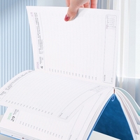 Agenda Diaria de Gestión Anual, Cuaderno de Lujo de Cuero PU A5, Bloc de Notas de Tapa Dura Resistente, Proveedor de Libretas
