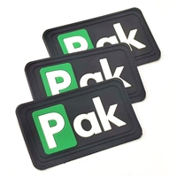 Parches Morales de PVC Personalizados HP-Premium, Parche de Goma con Logotipo 3D en Relieve con Velcro para Bolsas Tácticas