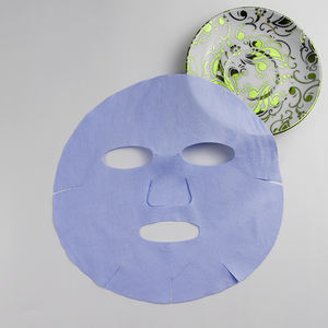 Nouveau produit <span class=keywords><strong>Masque</strong></span> en feuille de luxe haut de gamme <span class=keywords><strong>Masque</strong></span> facial en microfibre violette - Product Image 1