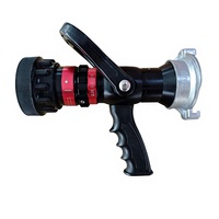 Lance d'incendie Hong'an Premium à 5 réglages de débit (115-475 LPM) avec raccord russe DN65 et pistolet à eau réglable pour la lutte contre les incendies