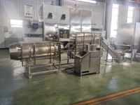 Machine à garnir les snacks au chocolat, ligne de production de riz soufflé