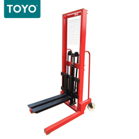 Chariot élévateur manuel Euro Crane de fabrication chinoise, 4 m, pour palettes en extérieur