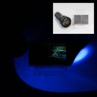 Lampe de camping rechargeable 4000 Lumens en alliage d'aluminium IP68 Ra90 CRI 6h avec zoom 200-500m, mini lampe porte-clés EDC, lampe torche extérieure