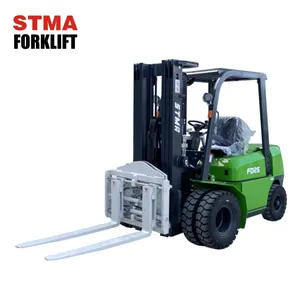 STMA forklift manufacturer 2500kg capacity rotator with positioning clamp forks