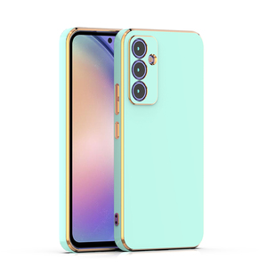 Màu sắc in phim hoạt hình thỏ 6D mạ TPU điện thoại di động Trường hợp mềm linh hoạt Cover quay lại Đối với Samsung A54 A34 A24 A14 F4 M4 trường hợp - Product Image 2