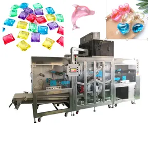 high efficiency automatic shrink wrapping washing powder liquid detergent packing machine