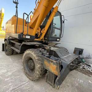 Hyundai R210-7 Mini pelle sur pneus d'occasion/seconde main avec des composants de noyau de moteur de pompe à moteur en bon état Prix compétitif - Product Image 2