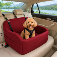 Verschiedene Farben Hunde-Autositz-Bett Schmutzabweisendes Tragbares Hundebett Auto-Reise-Kindersitz für Haustierprodukte