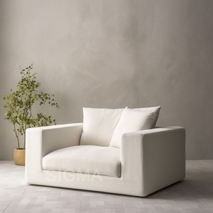 Ensemble modulaire en tissu en forme de L moderne avec pieds en bois pour appartement, hôtel, centre commercial, atelier, villa - Livraison directe aux États-Unis - Product Image 1
