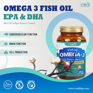 Capsule di Olio di Pesce Omega 3 a Marchio Privato Pronte per la Spedizione, Rivestimento Enterico, Alta Potenza 1000mg EPA e DHA, 120 Capsule - Product Image 3