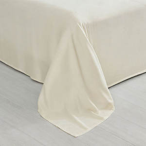 Juego <span class=keywords><strong>de</strong></span> Ropa <span class=keywords><strong>de</strong></span> Cama <span class=keywords><strong>de</strong></span> Algodón y Poliéster <span class=keywords><strong>de</strong></span> Calidad Hotelera al por Mayor, 250 Hilos, Blanco, 4 Piezas, Sábana Plana - Product Image 2