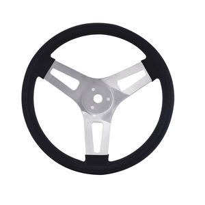सीएनसी स्टीयरिंग व्हील यूनिवर्सल ऑटो रेसिंग कार 3 बोल्ट 13 बोल्ट 13 "3 छेद पॉलिश के साथ एल्यूमीनियम स्टीयरिंग व्हील - Product Image 1