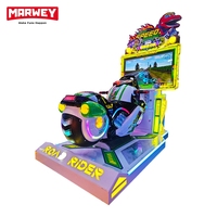 Simulateur de course moto haute vitesse Marwey - Jeu de course moto pour 1 joueur en métal - Prix usine