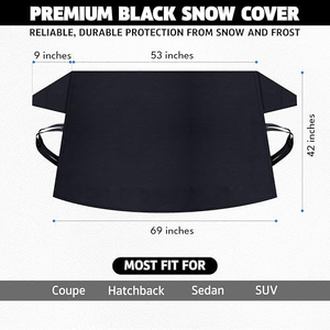 Thickened Solid Color Card-in Type <b>Hooks</b> Windproof Anti-theft PVC Adhesive Backing Rain Snow Proof Durable <b>Car</b> Windshield - Product Image 3