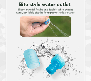 Bouteille d'eau pliable écologique, gourde souple pliable pour boire directement - Product Image 6