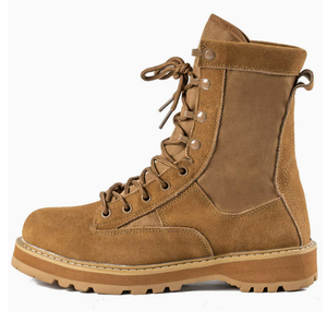 Bottes tactiques DFH01 Tan Khaki pour hommes, de haute qualité, style Martin, pour le désert, la marche, la sécurité, l'entraînement et les uniformes de cérémonie. - Product Image 2