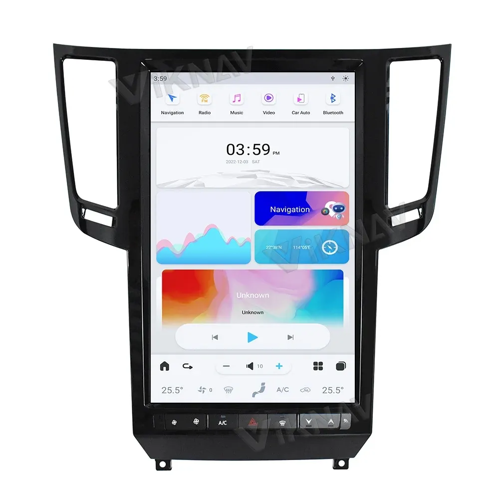 Android mới nhất Tesla 14.4 inch Stereo Car đa phương tiện Player cho Infiniti FX35 qx70 2009-2013 Xe GPS Navigation headunit