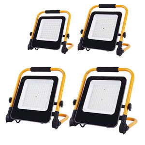 Projecteur LED portable 50W/100W/150W/200W IP66 étanche en aluminium pour garage extérieur, éclairage de travail, angle de faisceau de 120 degrés, 5000 - Product Image 1