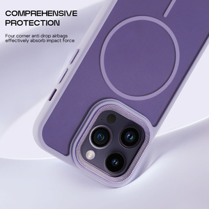 2-in-1 Anti-impronta digitale e Anti-impatto grande foro PC + TPU custodie magnetiche <span class=keywords><strong>per</strong></span> telefono pelle si sentono alla rinfusa compatibile con <span class=keywords><strong>per</strong></span> <span class=keywords><strong>iPhone</strong></span> - Product Image 3