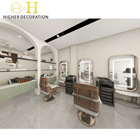 Design d'intérieur moderne pour salon de beauté, armoire de présentation personnalisée pour spa, comptoir de réception pour salon de beauté