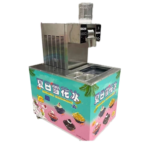 Nouvelle machine à glace pilée commerciale en acier inoxydable, modèle flocon de neige, très tendance pour l'été - Product Image 2