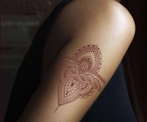 Pegatinas <span class=keywords><strong>de</strong></span> Tatuaje <span class=keywords><strong>de</strong></span> Henna Rojo Marrón, Pegatinas <span class=keywords><strong>de</strong></span> Tatuaje <span class=keywords><strong>de</strong></span> Encaje Indio, Se Pueden Usar para <span class=keywords><strong>Tatuajes</strong></span> en Manos, Brazos y Arte Corporal - Product Image 6