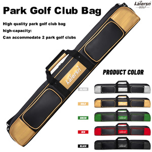 Bolsa <span class=keywords><strong>de</strong></span> <span class=keywords><strong>Golf</strong></span> Premium <span class=keywords><strong>de</strong></span> PU para un Solo Hombro, Ligera, para 2 Palos <span class=keywords><strong>de</strong></span> <span class=keywords><strong>Golf</strong></span>, Pelotas, Guantes, Teléfono y Accesorios - Product Image 1