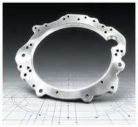 Service OEM ODM : Plaques d'adaptation de carter moteur en aluminium sur mesure