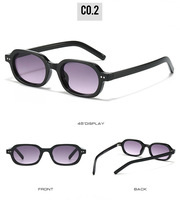 Lunettes de soleil en plastique à prix abordable, personnalisables avec logo, pour hommes, collection 2025, lunettes de luxe pour femmes, petites lunettes de soleil carrées