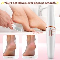 Lime à pieds électronique portable, outils de pédicure, éliminateur de callosités électrique rechargeable