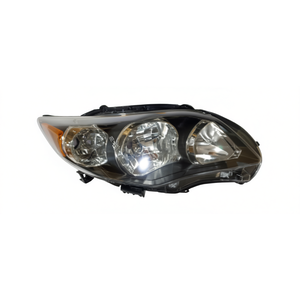 Faro Halógeno para Toyota Corolla 2011-2013, Carcasa Negra, 5000K, 12V, Sistema de Iluminación Automotriz de Repuesto - Product Image 1