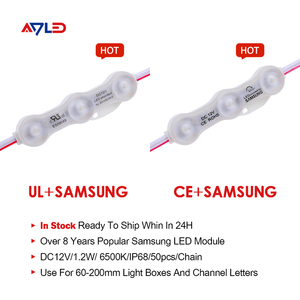 DC12V Samsung <b>LED</b> Module SMD 2835 IP68 Waterproof 3 <b>LED</b> 1.2W <b>LED</b> Sign Module for Outdoor Advertising 7-Year Warranty - Product Image 5