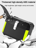 Nouvelle conception, grande taille, boîte arrière pour moto, top case pour moto, boîtes arrière étanches en PP pour moto, accessoires d'usine