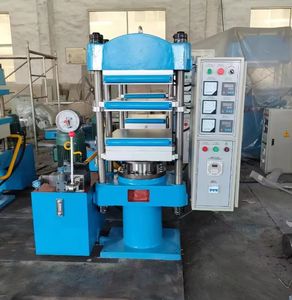 Vulcanizador plano de goma hidráulica Sello de aceite de esqueleto Prensa caliente Voltaje Reómetro hidráulico Equipo de vulcanización de plástico - Product Image 3