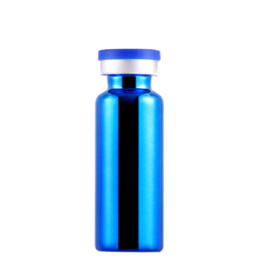 Bouteille d'<span class=keywords><strong>essence</strong></span> vide en verre galvanisé bleu, 7 ml, flacon de 20ml, cosmétique, ampoule en verre, <span class=keywords><strong>essence</strong></span> pour acide hyaluronique - Product Image 5