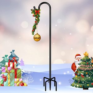 Móc Chăn Cừu Có Thể Điều Chỉnh 92 Inch Với Đế 5 Ngạnh, Móc Treo Bằng Thép Nặng Cao Cấp Dày 5/8 Inch Cho Chim Ăn - Product Image 1