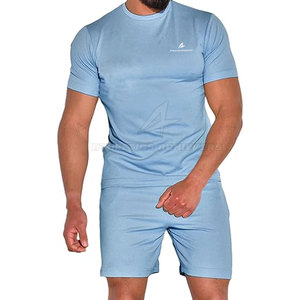 Pantalones cortos y camisas de gimnasio 2025 Trajes de gimnasio de calidad premium de etiqueta privada a la venta Logotipo personalizado Hombres personalizado - Product Image 2