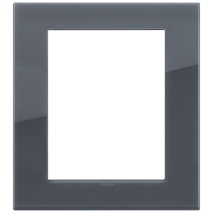 Vimar Classic 8M Reflex Plate Smoked Grey 18.5 Cm Length Wall <b>Switch</b> Cover - Product Image 1