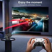 Proyector de Juegos IHOMELIFE 2026 4K, Android 13, 2+16GB, BT5.0, Zoom Automático, 2G RAM, Portátil, WIFI de Doble Banda, Altavoces Integrados